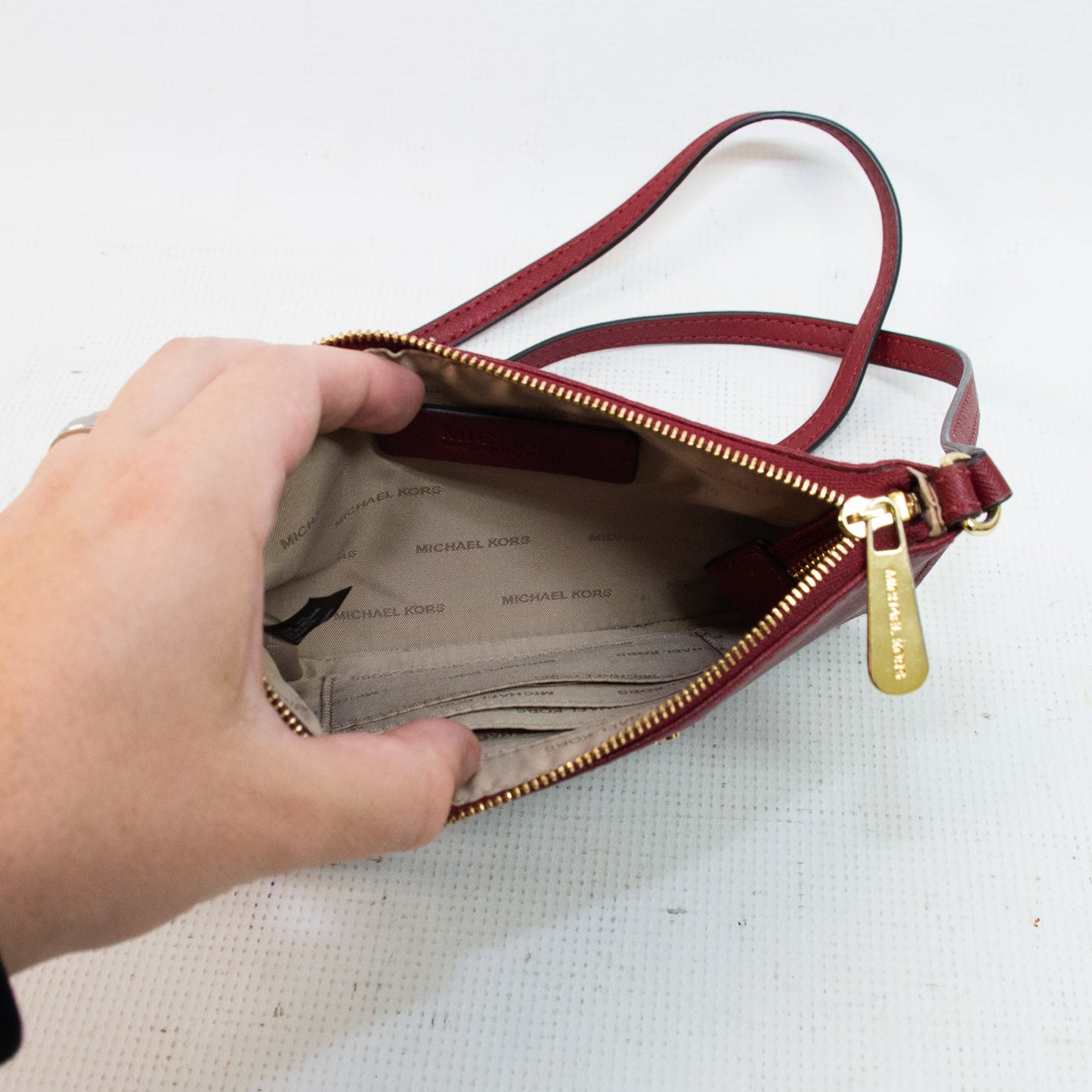 Michael Kors Red Cross Body Bag - 32T6GDDC3L