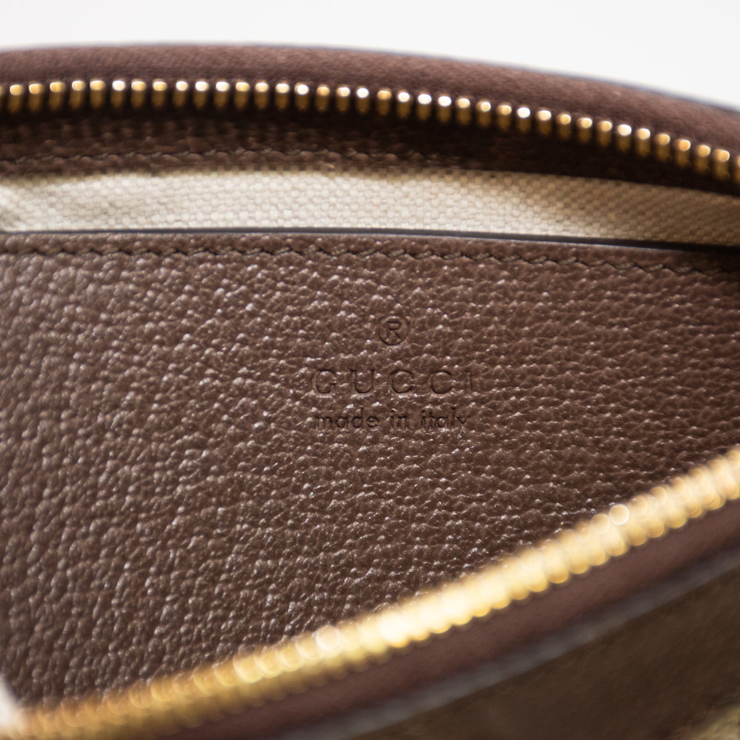 Gucci Ophidia Small Brown Canvas Print Shoulder Bag - 735132