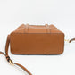 Michael Kors Beck Small Brown Leather Travel Satchel