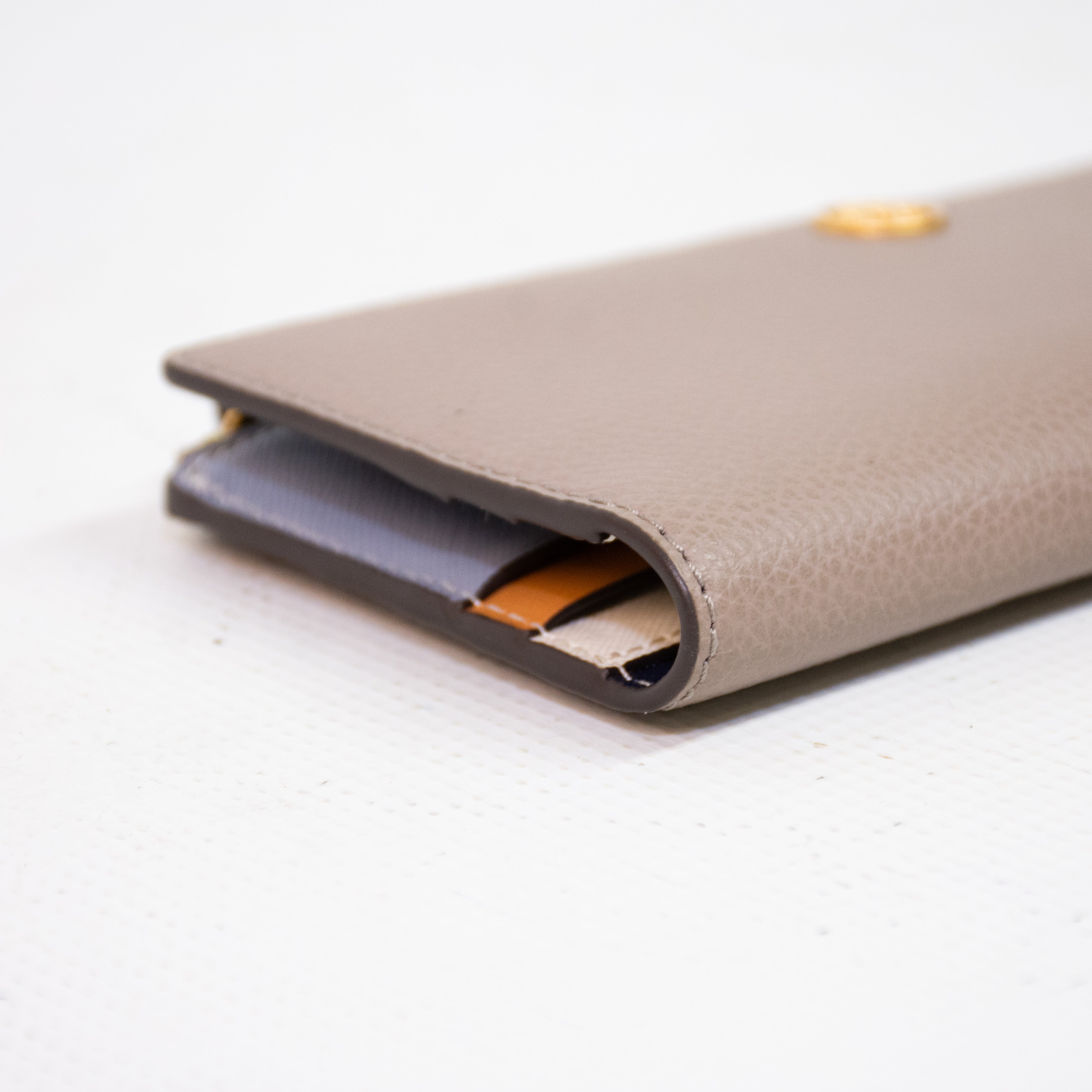 Tory Burch Robinson Pebbled Zip Slim Wallet