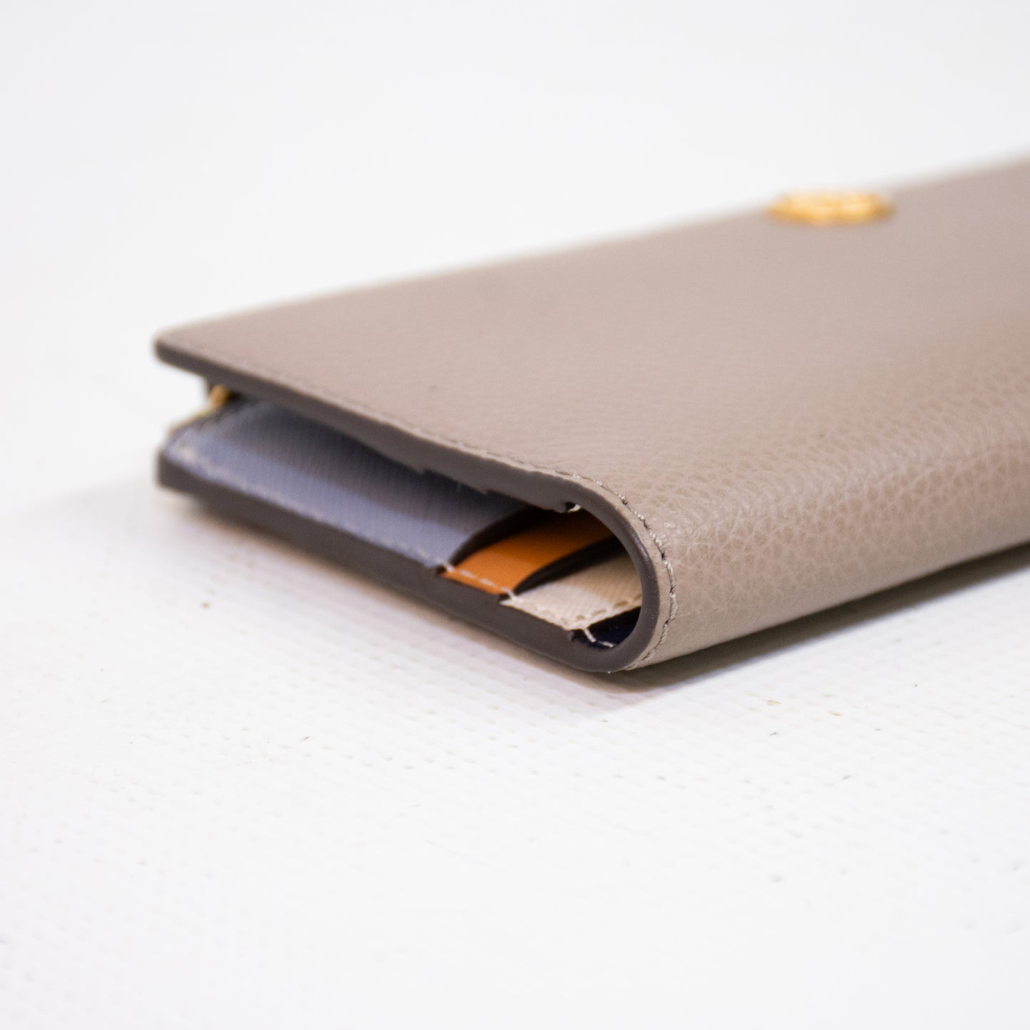 Tory Burch Robinson Pebbled Zip Slim Wallet
