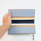 Tory Burch Robinson Pebbled Zip Slim Wallet