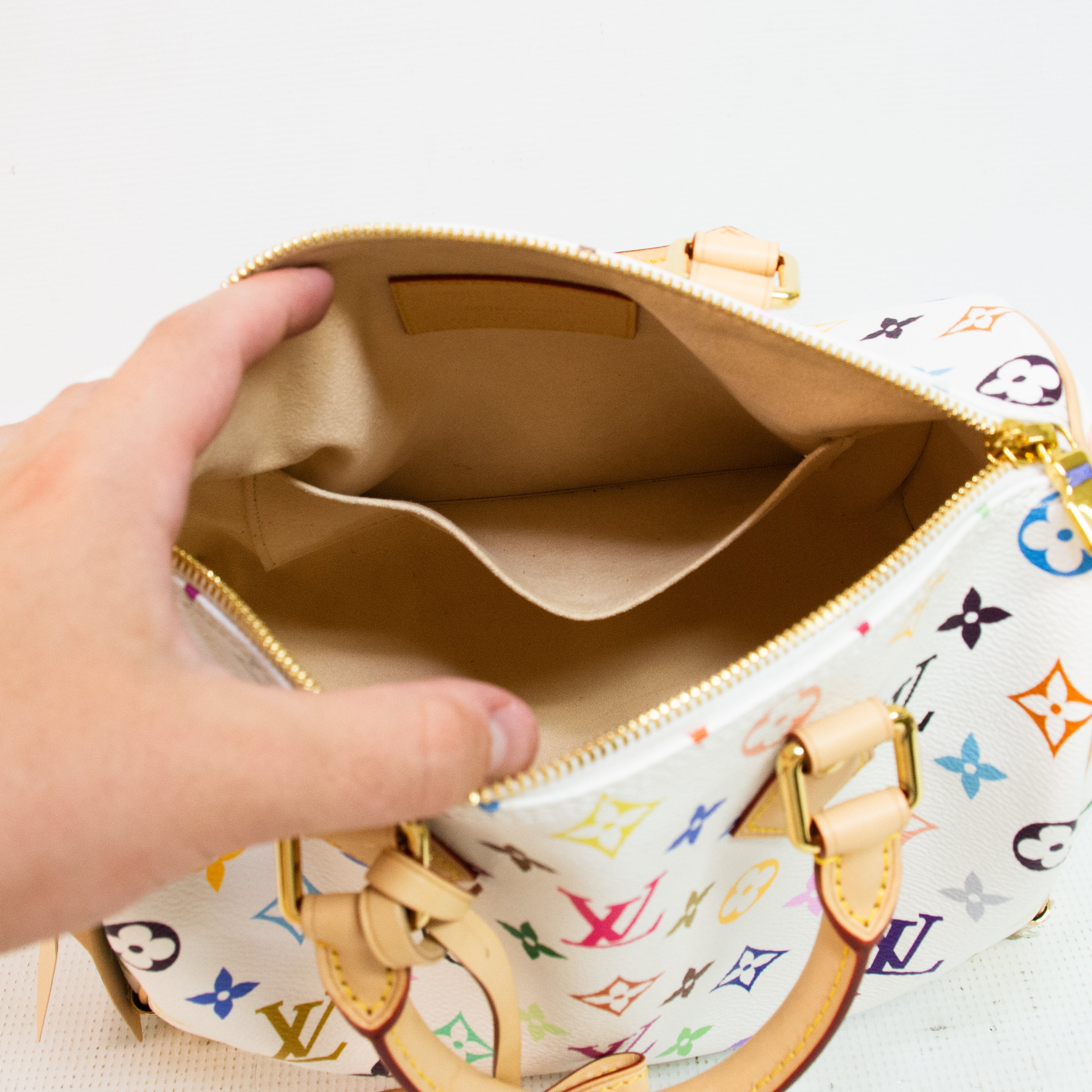Louis Vuitton TM Speedy Bandouliere 25 Monogram Multicolor Handbag - M13085