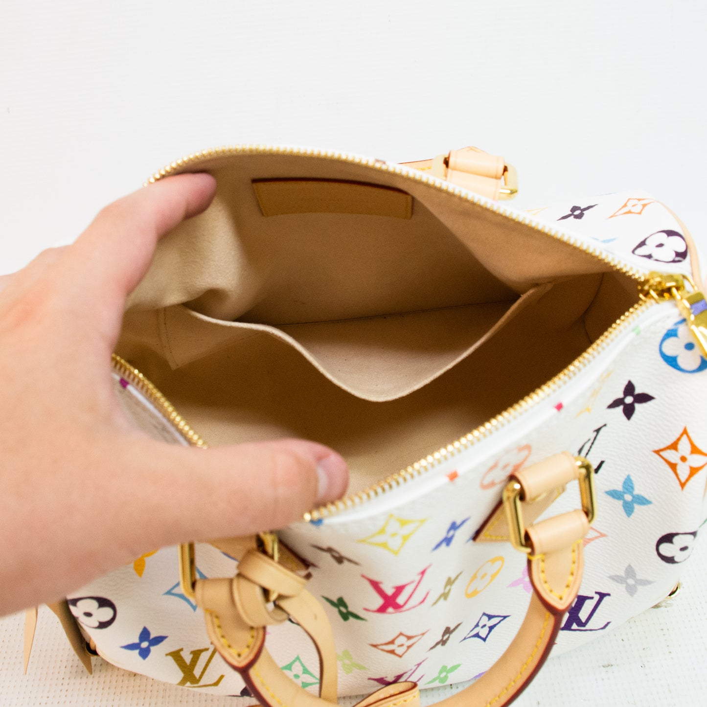 Louis Vuitton TM Speedy Bandouliere 25 Monogram Multicolor Handbag - M13085