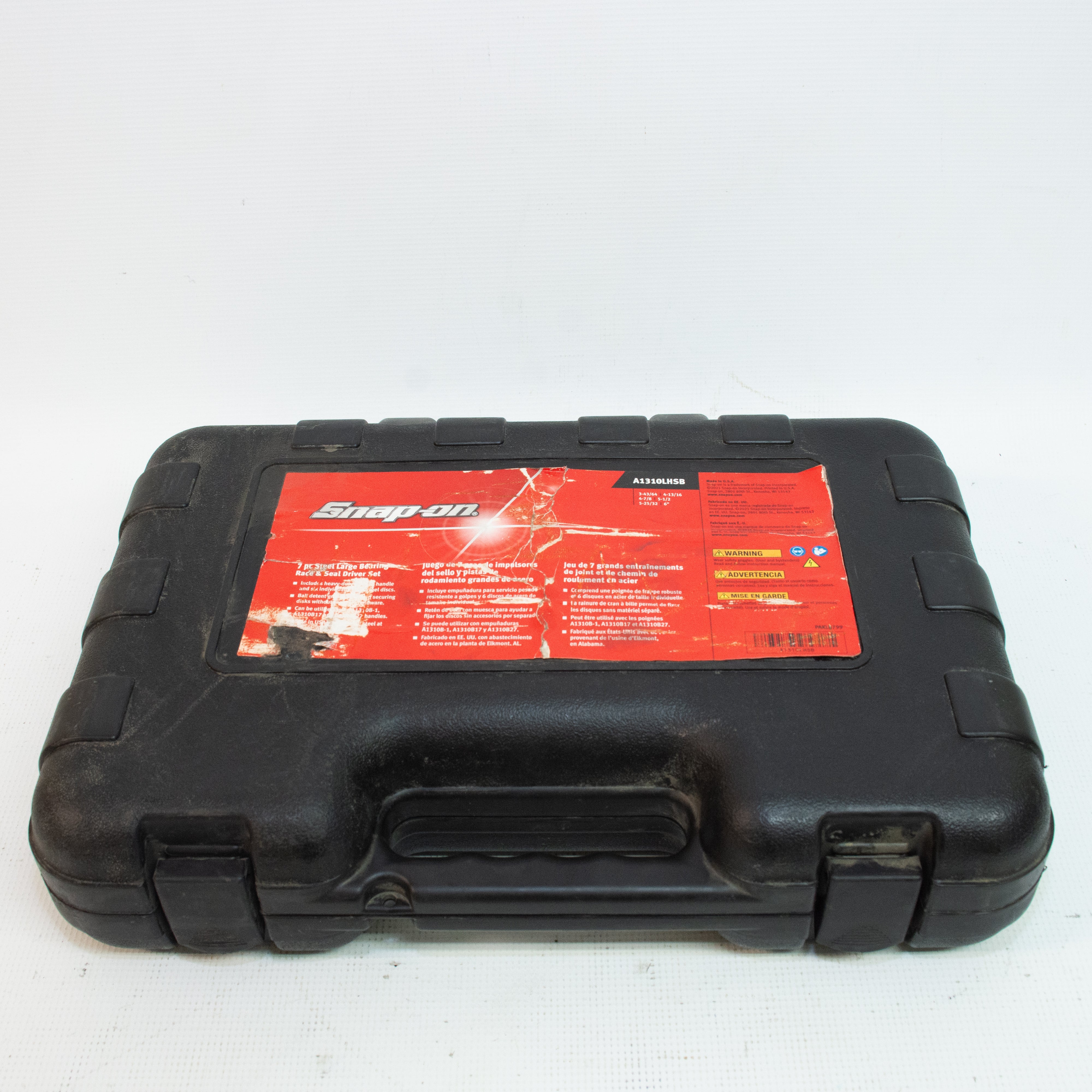 Snap-on A1310LHSB 7pc Bearing Race & Seal Driver Set