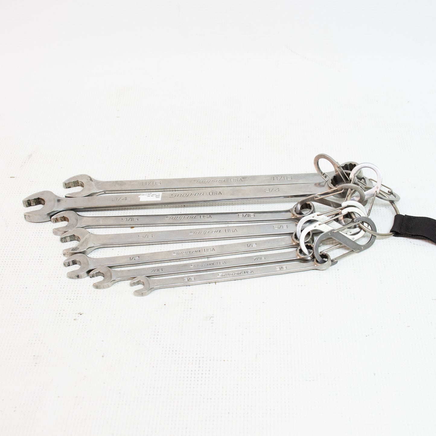 Snap-on SOEXL707B 7pc 12-Point SAE Flank Drive Long Combination Wrench Set