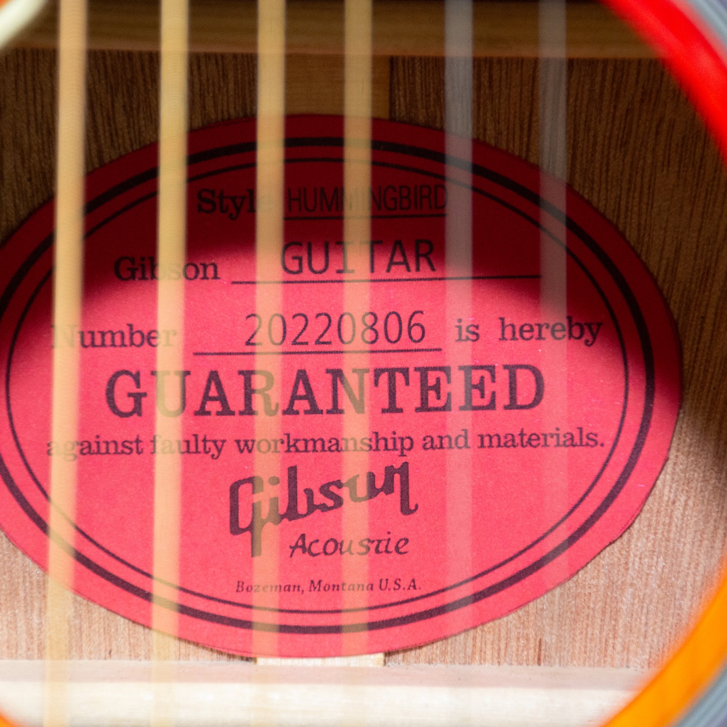 Gibson Hummingbird Special Acoustic Guitar