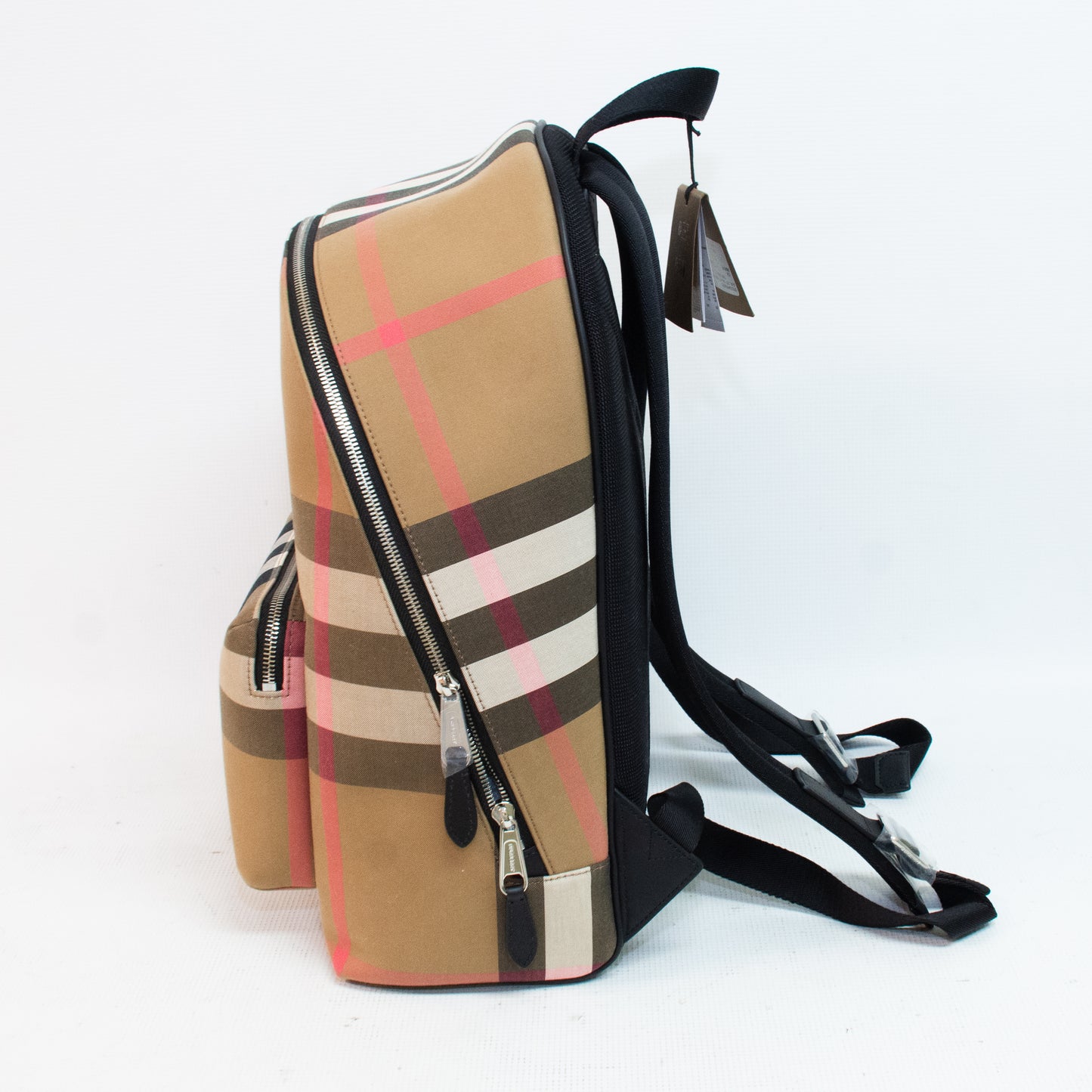 Burberry Jeff Check Canvas Backpack
