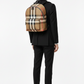 Burberry Jeff Check Canvas Backpack