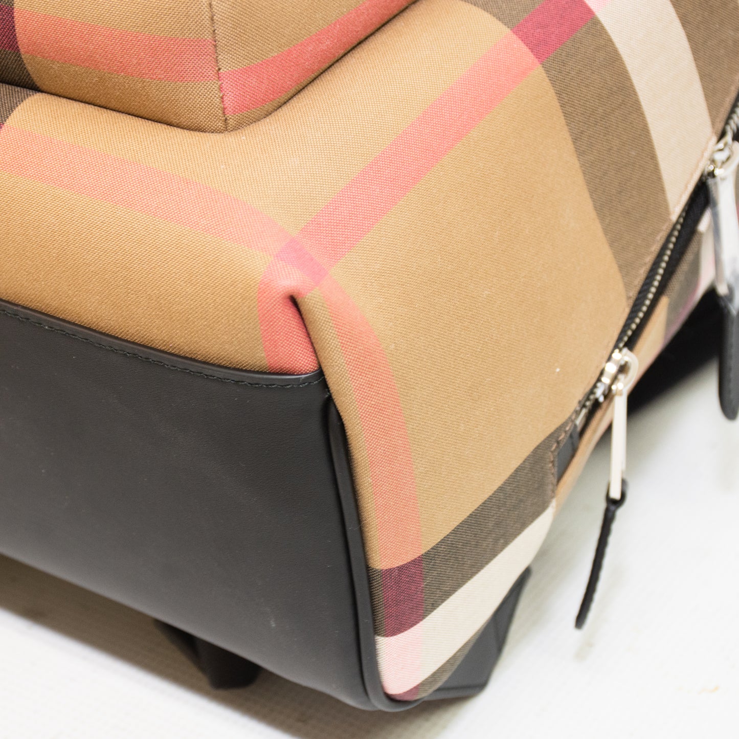 Burberry Jeff Check Canvas Backpack