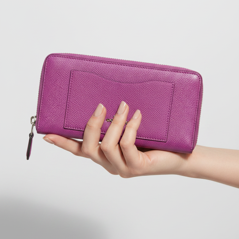 Coach Crossgrain Accordion Zip Wallet - F54007