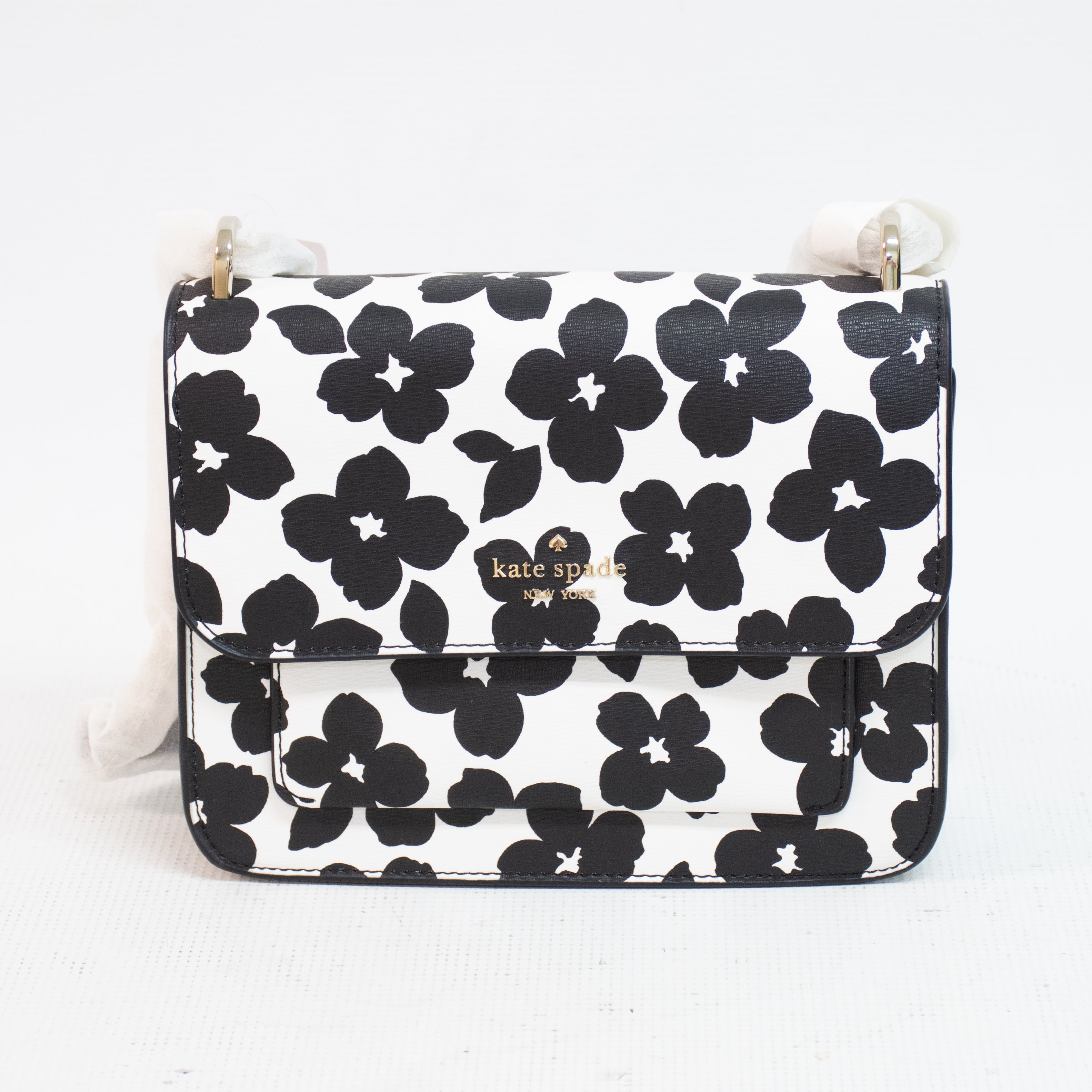 Kate Spade Remi Graphic Blooms Flap Cross Body Bag - WKR00555