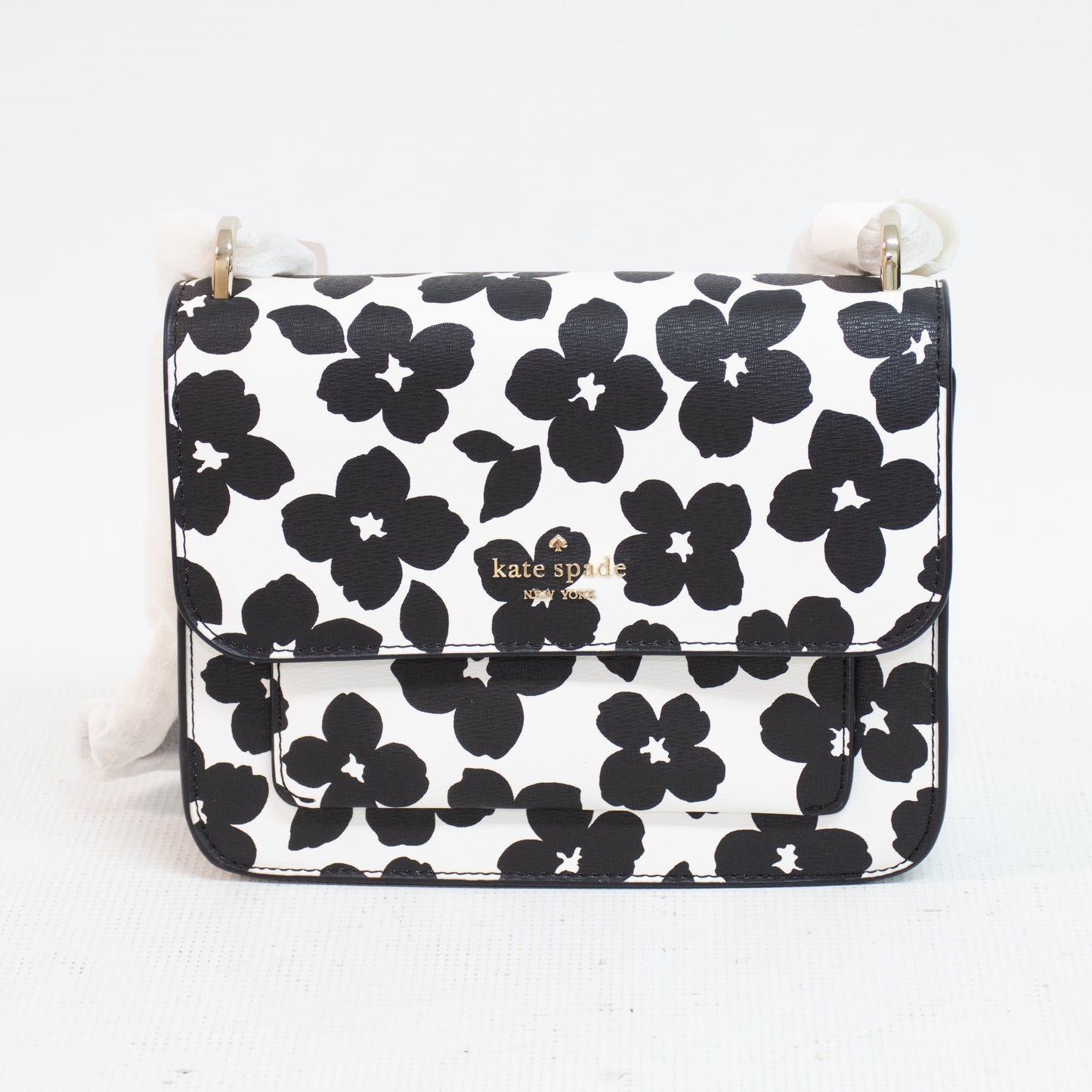 Kate Spade Remi Graphic Blooms Flap Cross Body Bag - WKR00555