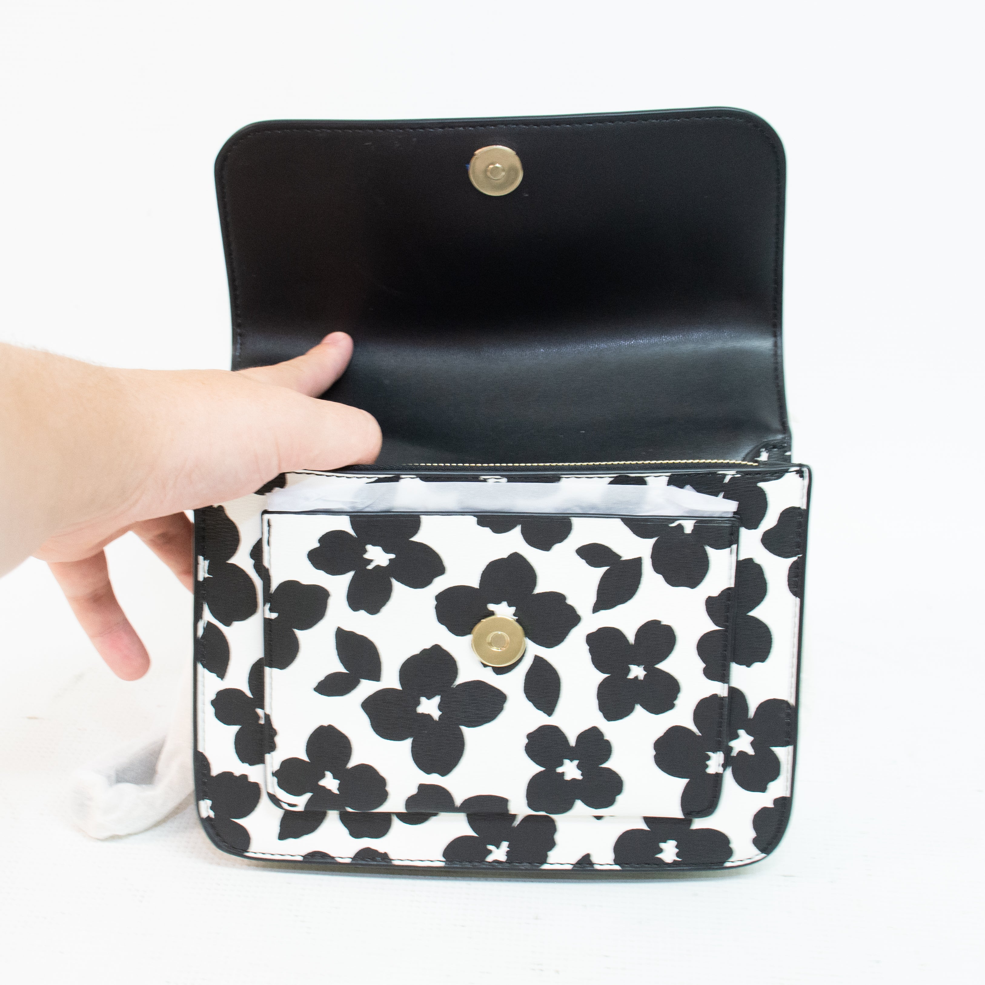 Kate Spade Remi Graphic Blooms Flap Cross Body Bag - WKR00555
