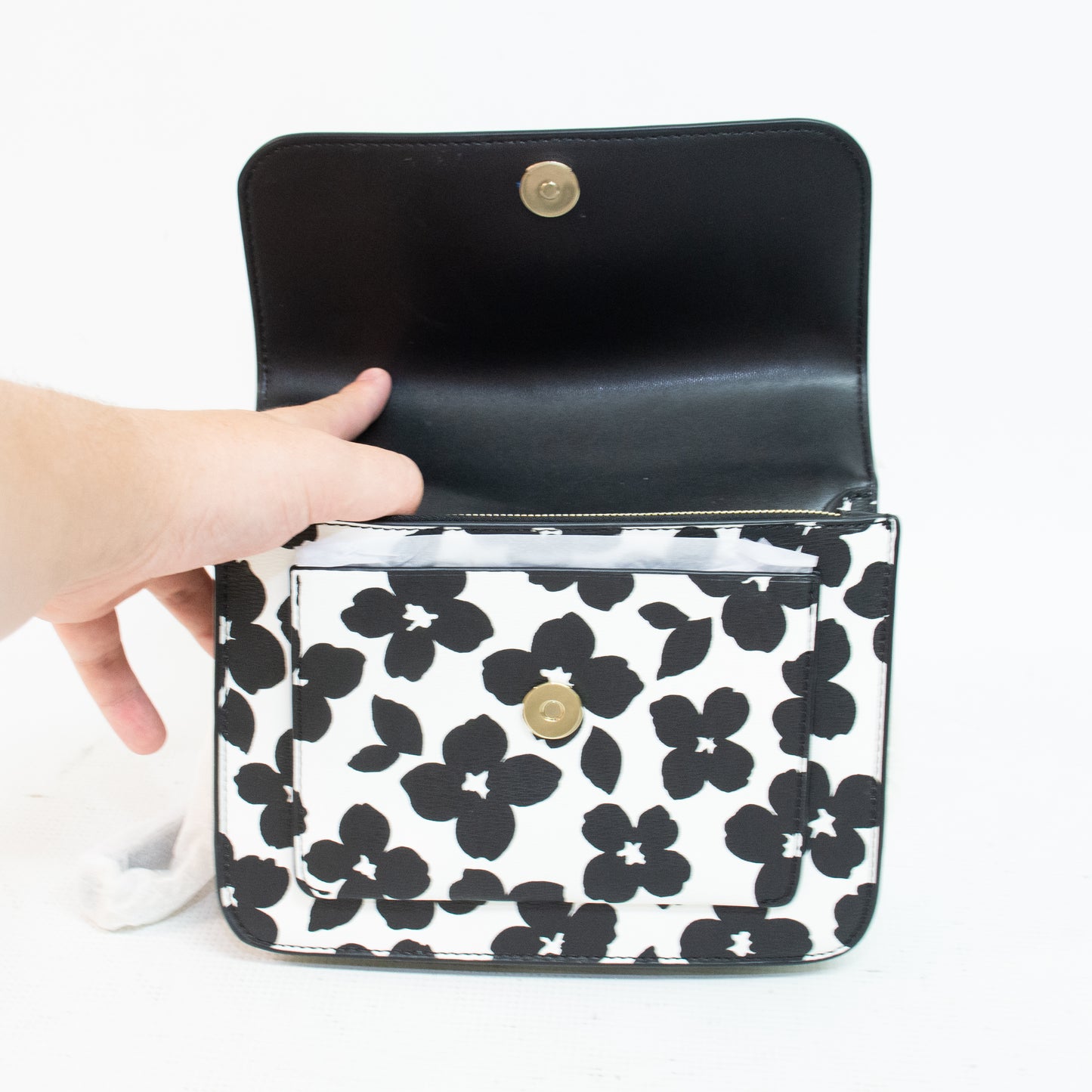 Kate Spade Remi Graphic Blooms Flap Cross Body Bag - WKR00555