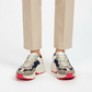 Gucci Rhyon Low Top Beige & Ebony GG Supreme Sneakers - Size 35+