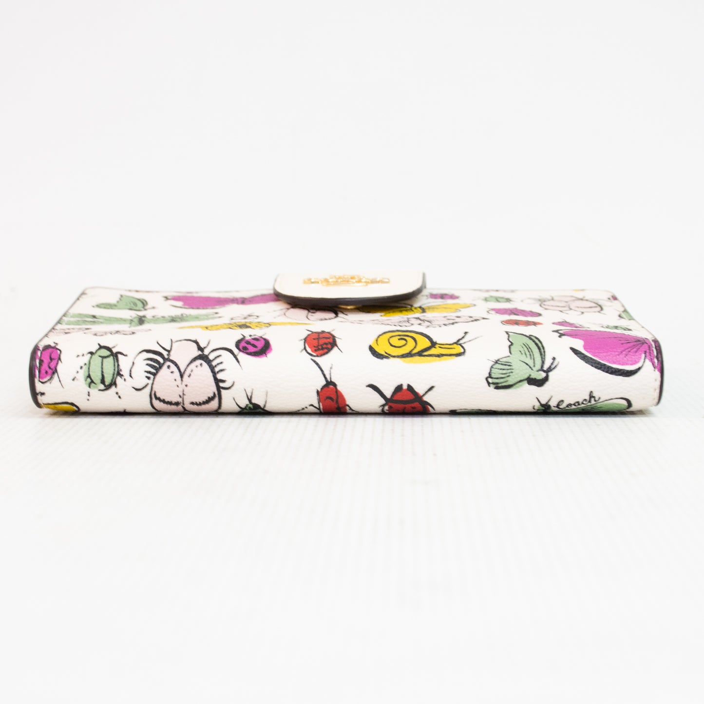 Coach CR778 Long Insect Print Zip Around Wallet