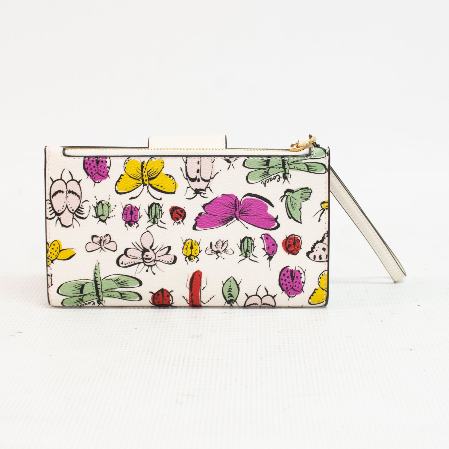 Coach CR778 Long Insect Print Zip Around Wallet