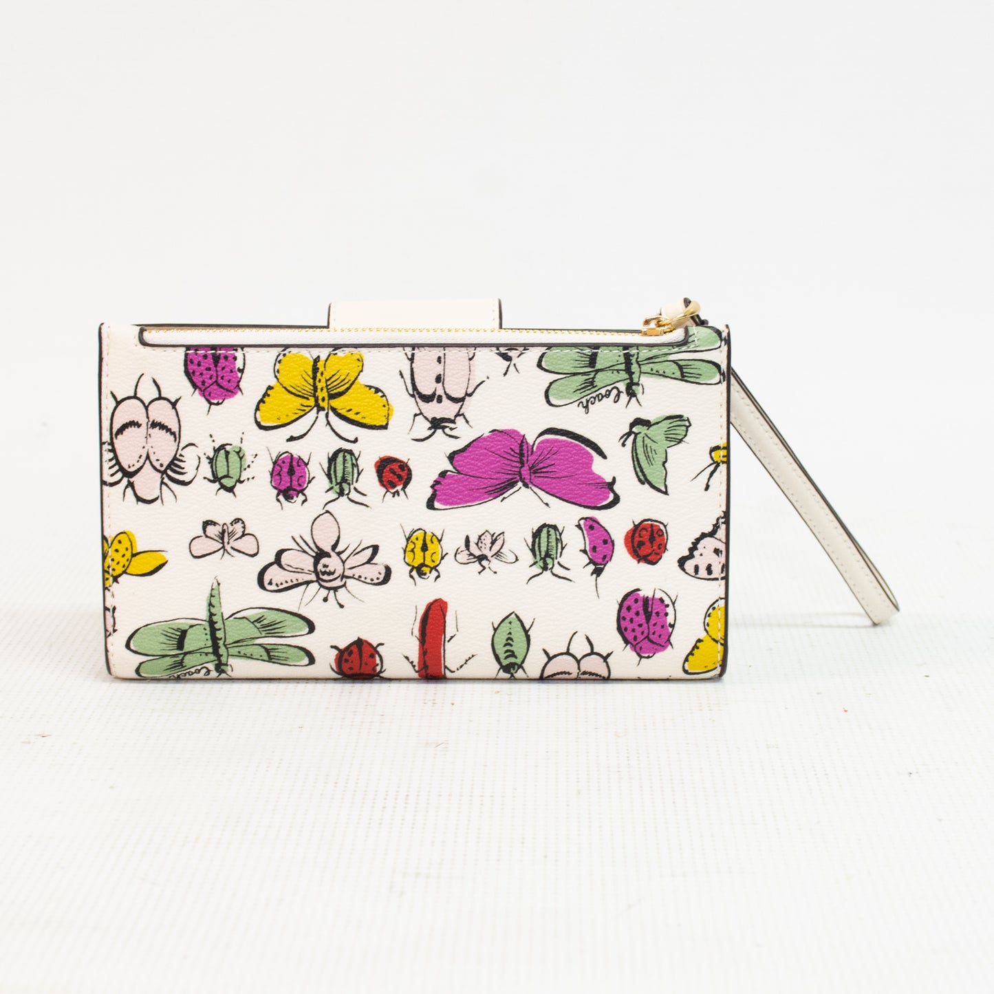 Coach CR778 Long Insect Print Zip Around Wallet