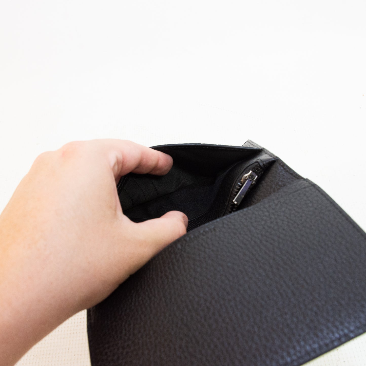 Coach CU131 Black Passport Card Case