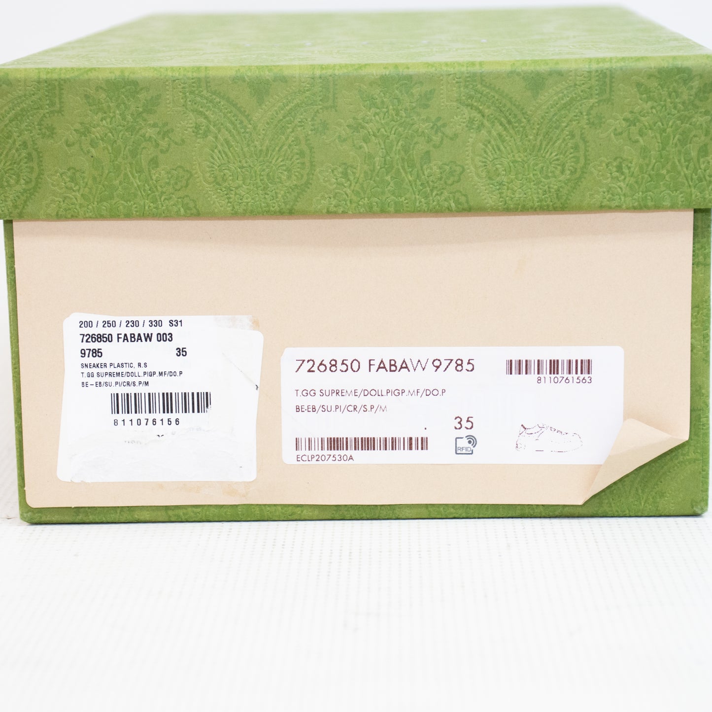 Gucci T.GG Supreme Womens Sneakers - Size 35