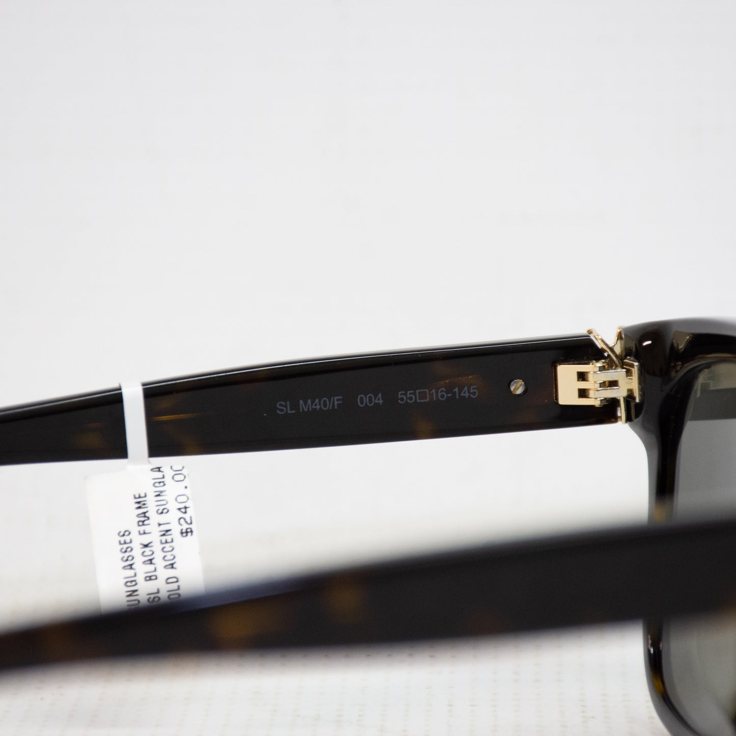 Saint Laurent YSL Gold Accent Sunglasses - SWL M40F
