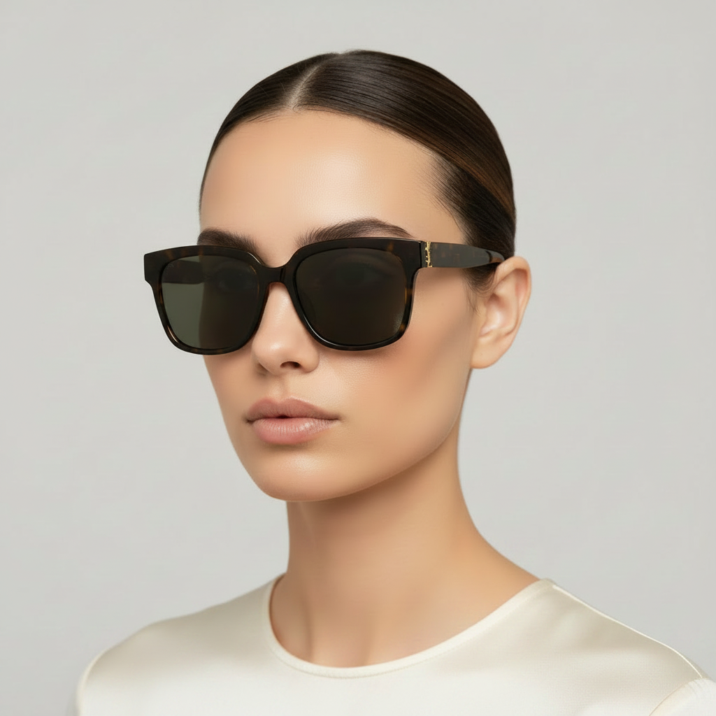 Saint Laurent YSL Gold Accent Sunglasses - SWL M40F