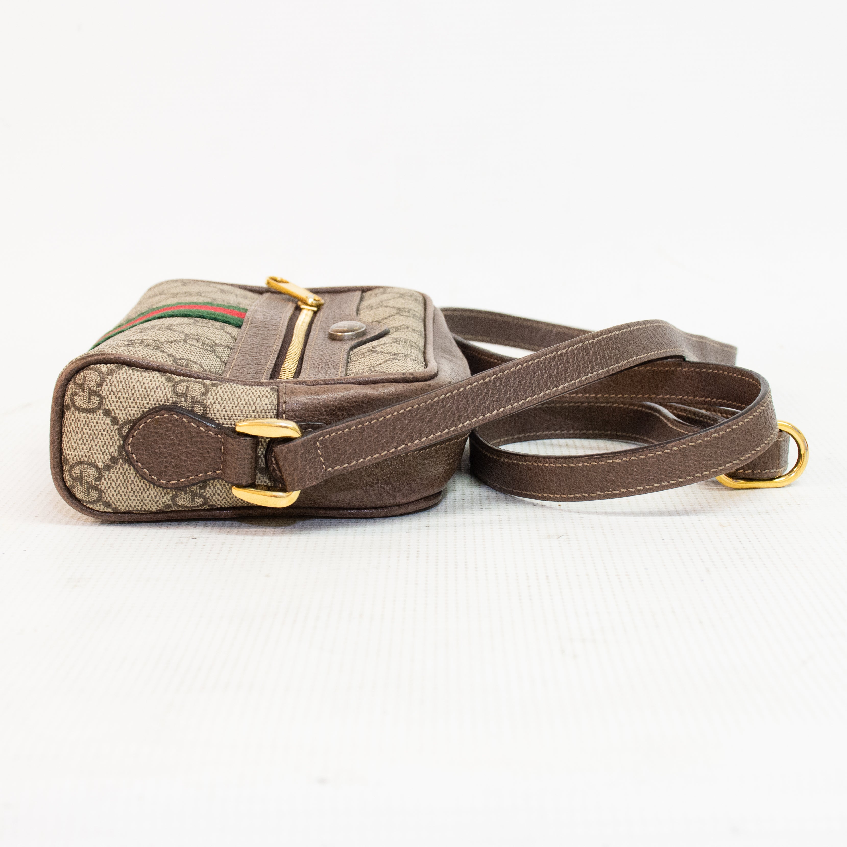 Gucci Ophidia Beige Mini GG Supreme Cross Body Bag - 517350