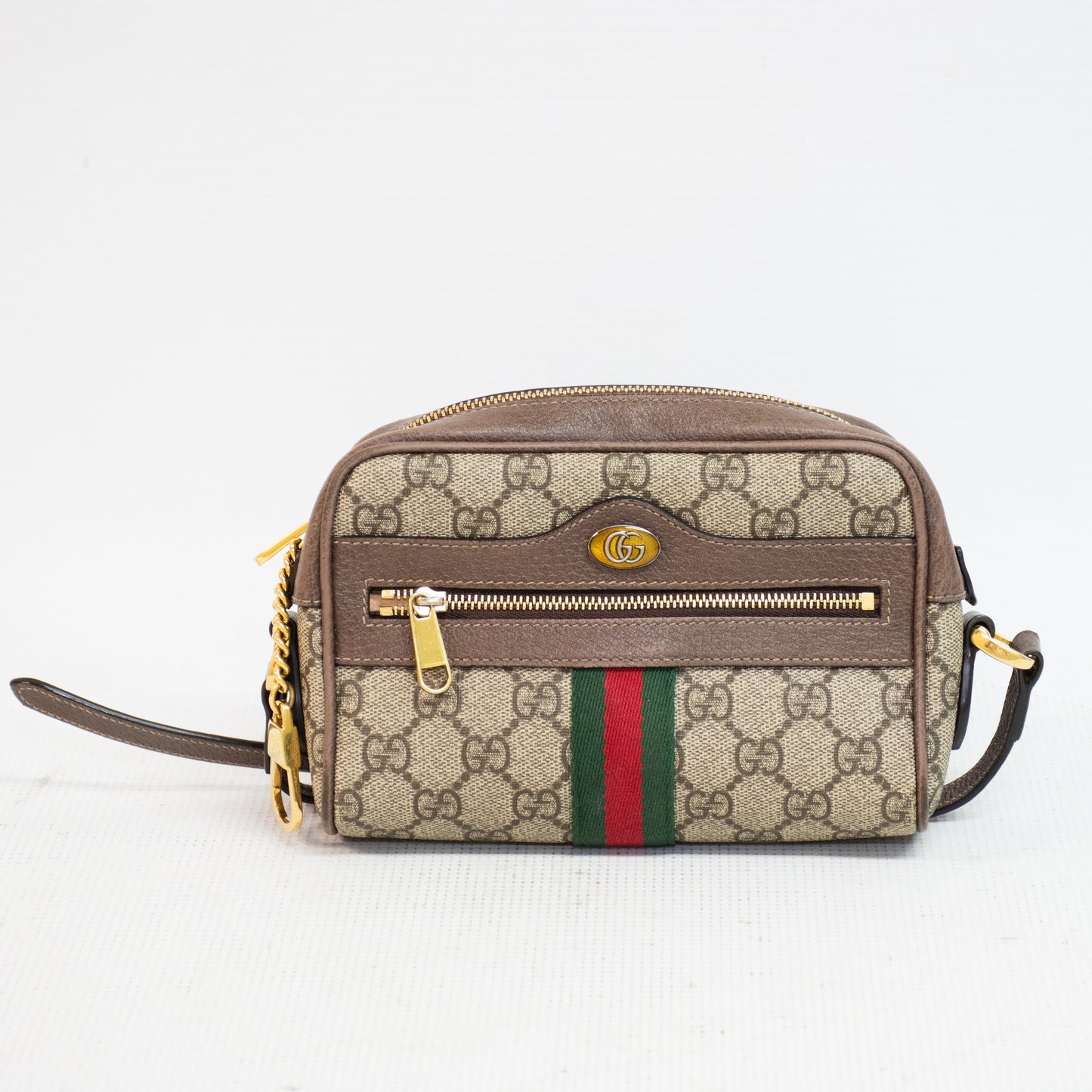 Gucci Ophidia Beige Mini GG Supreme Cross Body Bag - 517350