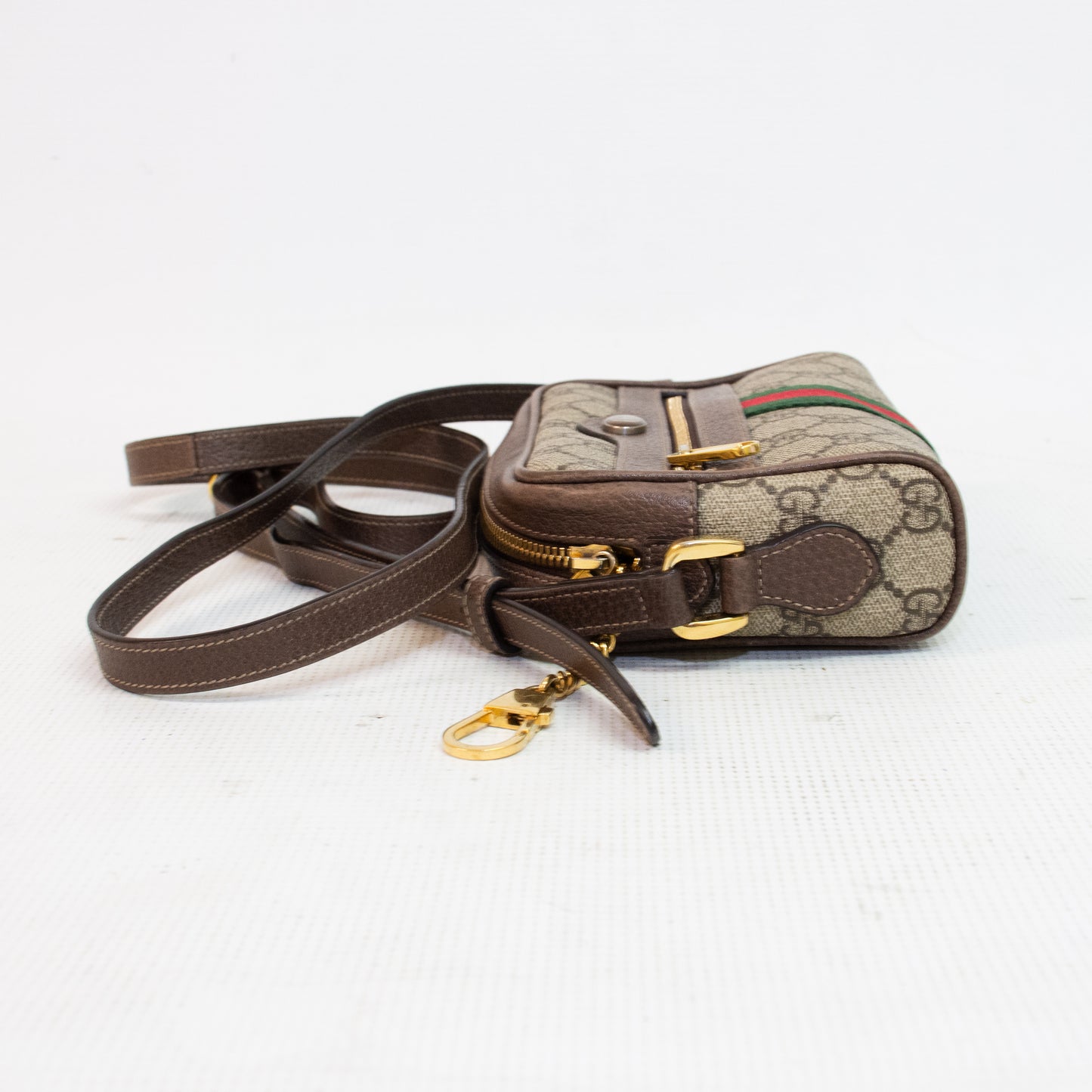 Gucci Ophidia Beige Mini GG Supreme Cross Body Bag - 517350