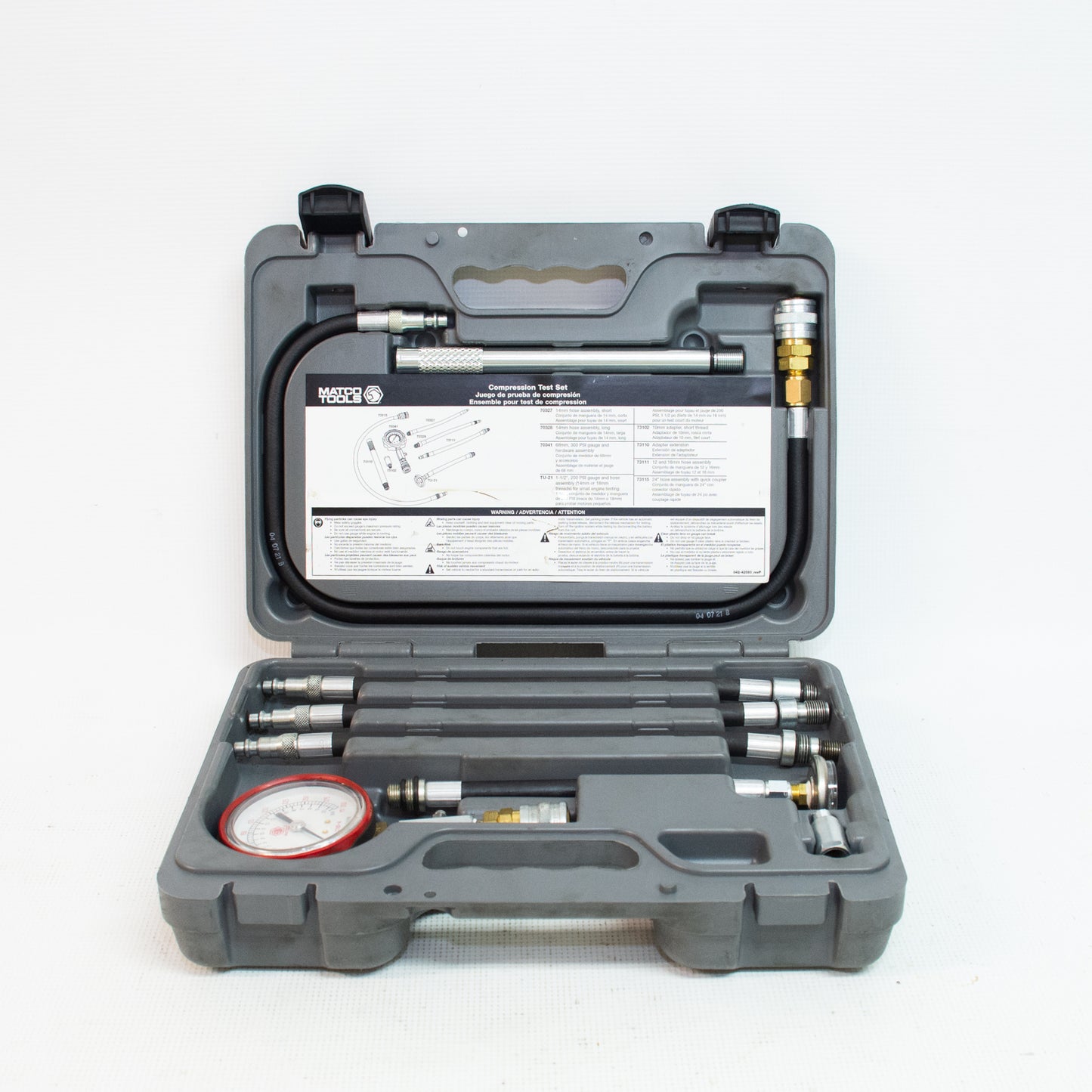 Matco Tools CT166AK Compression Test Set