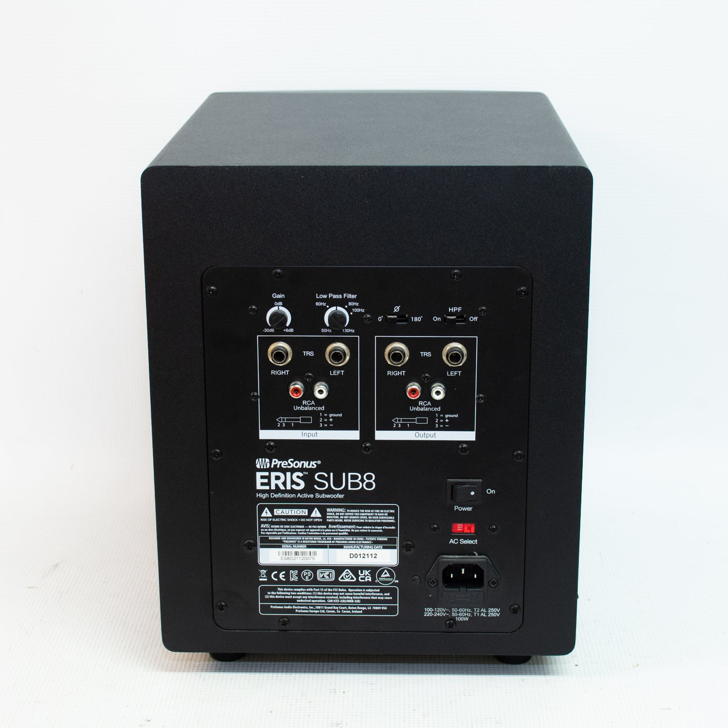 Presonus Eris Sub 8 Subwoofer