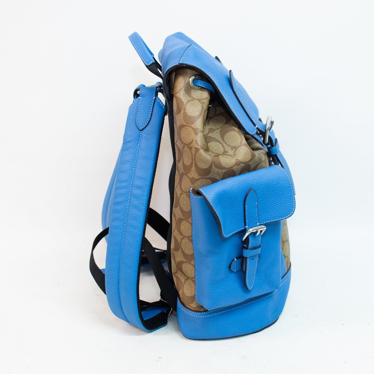 Coach CJ493 Hudson Blue/Brown Backpack