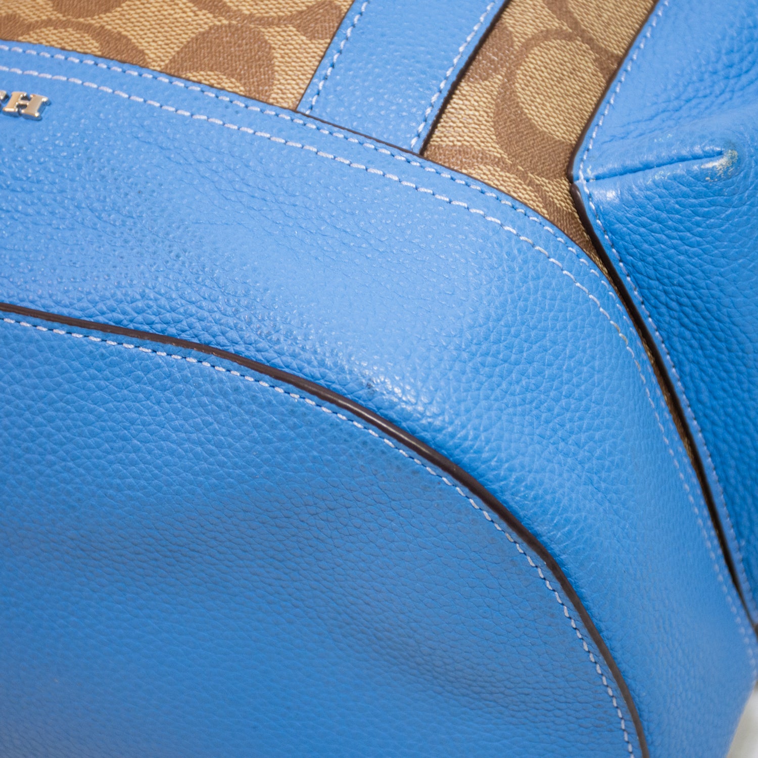 Coach CJ493 Hudson Blue/Brown Backpack