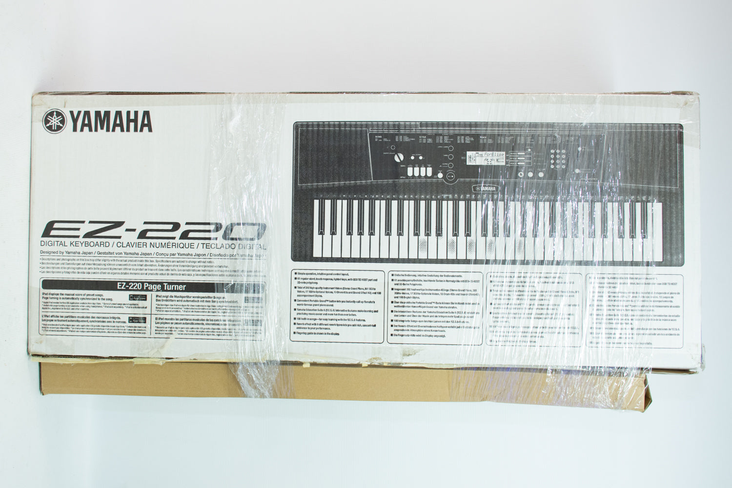 Yamaha EZ 220 Leuchttasten Keyboard