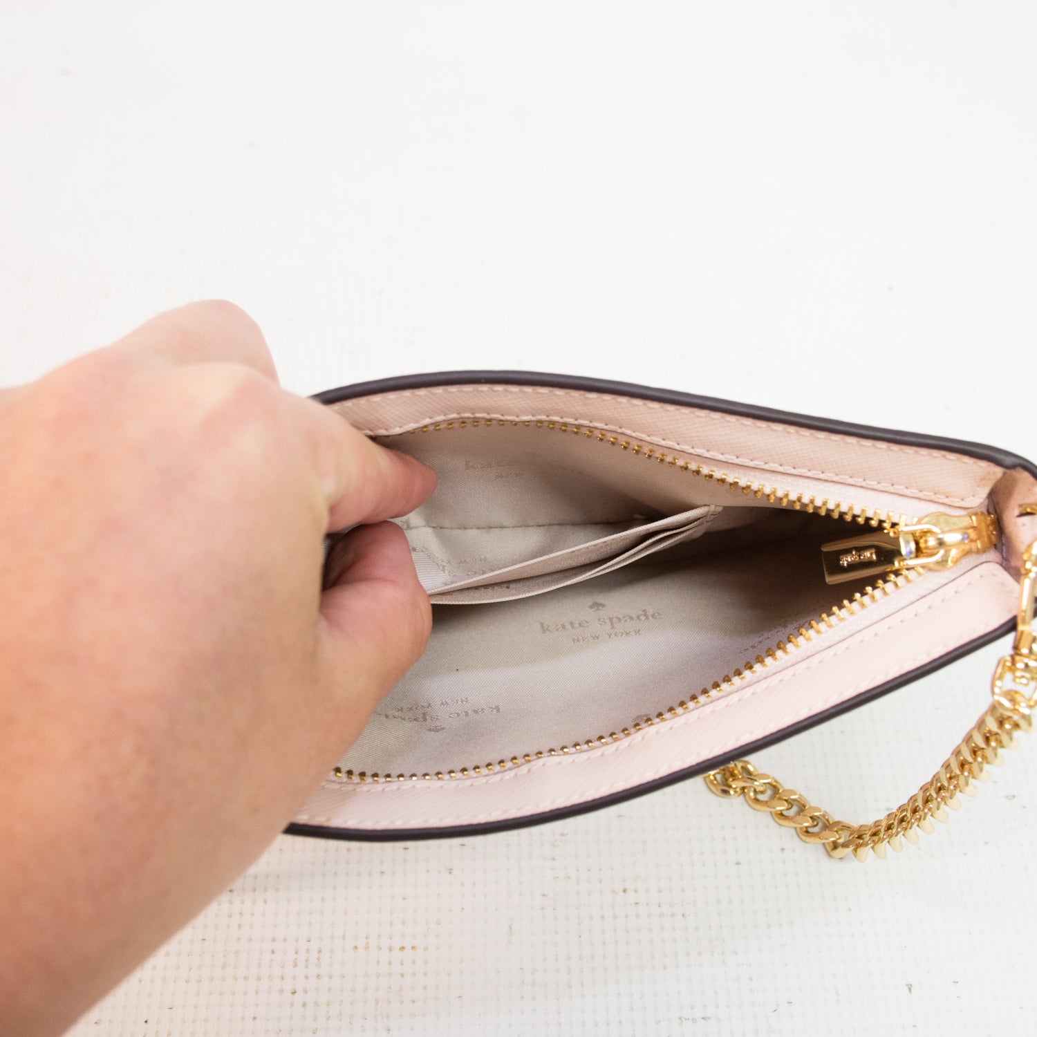 Kate Spade Heart Studs Pochette Shoulder Bag - KE453