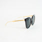 Gucci Black Crystal Grey Cat Eye Sunglasses - 0564SN