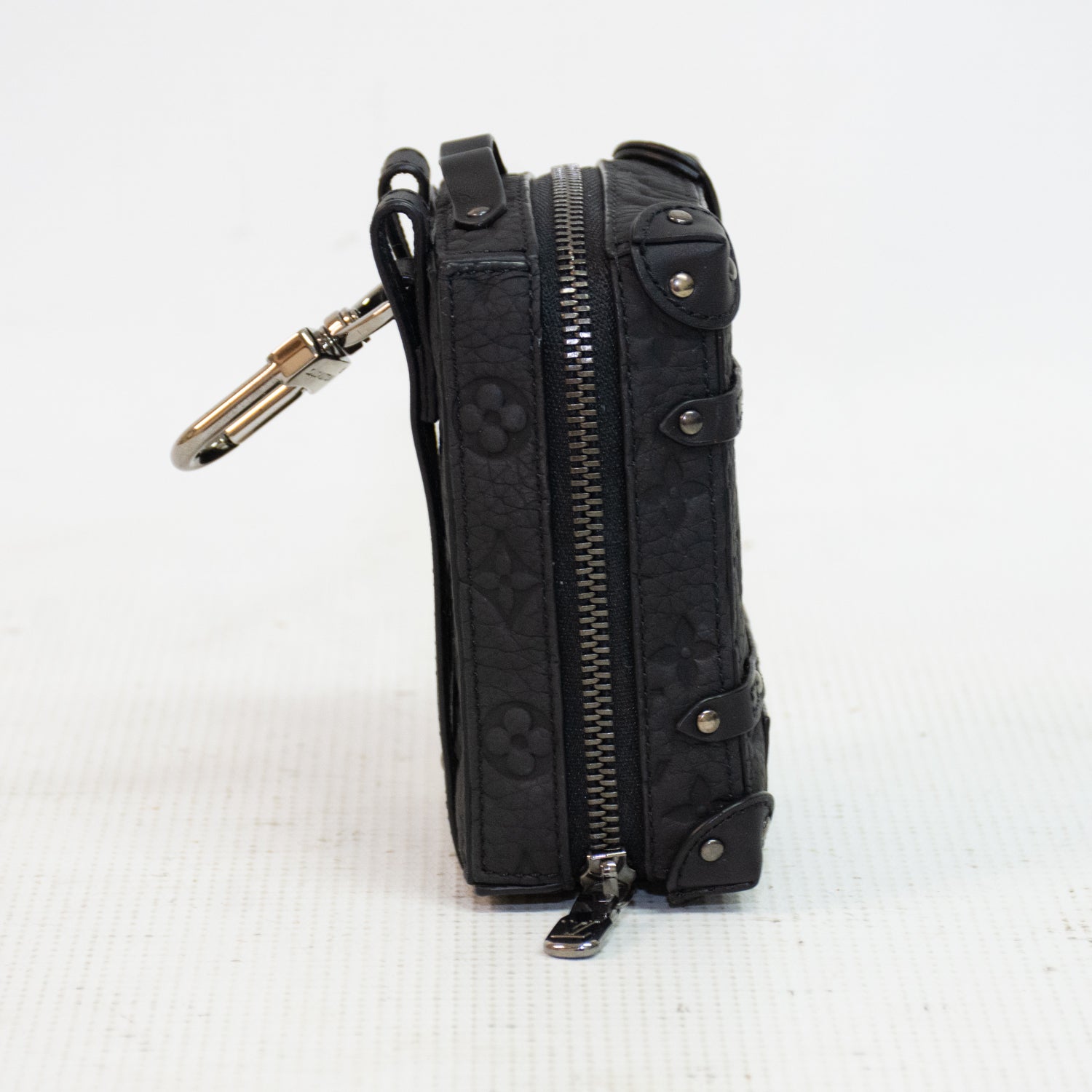 Louis Vuitton Monogram Taurillon Soft Trunk Charm Bag - M00850