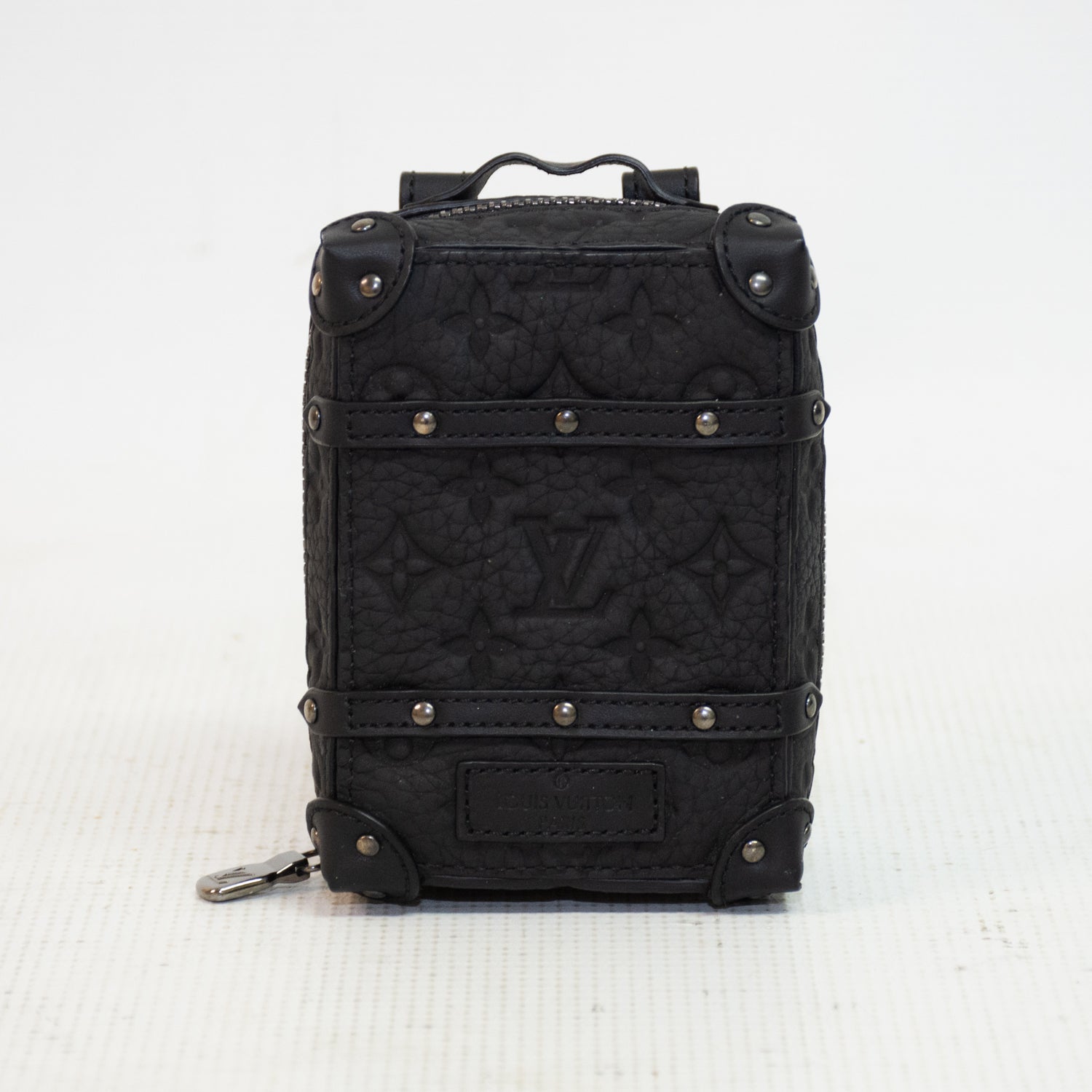 Louis Vuitton Monogram Taurillon Soft Trunk Charm Bag - M00850