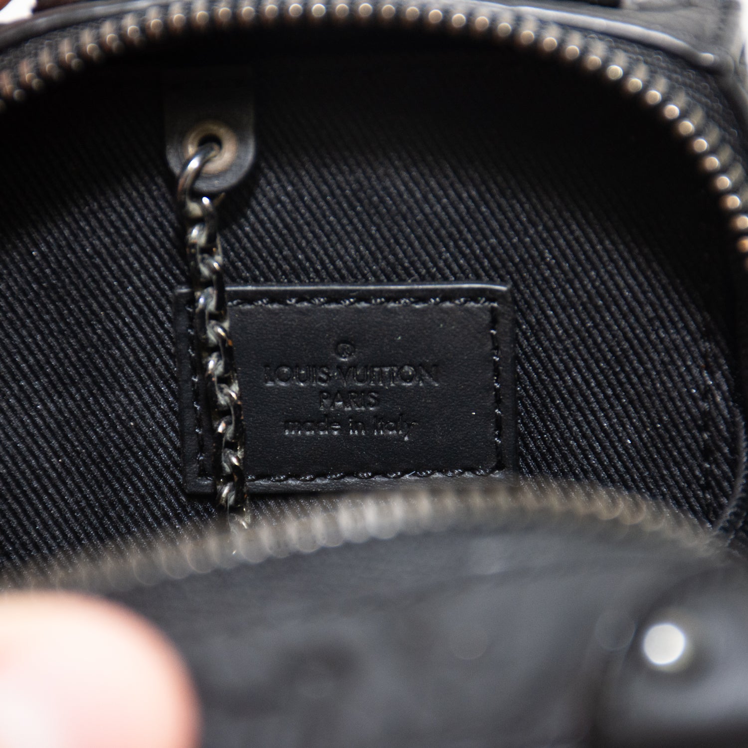 Louis Vuitton Monogram Taurillon Soft Trunk Charm Bag - M00850