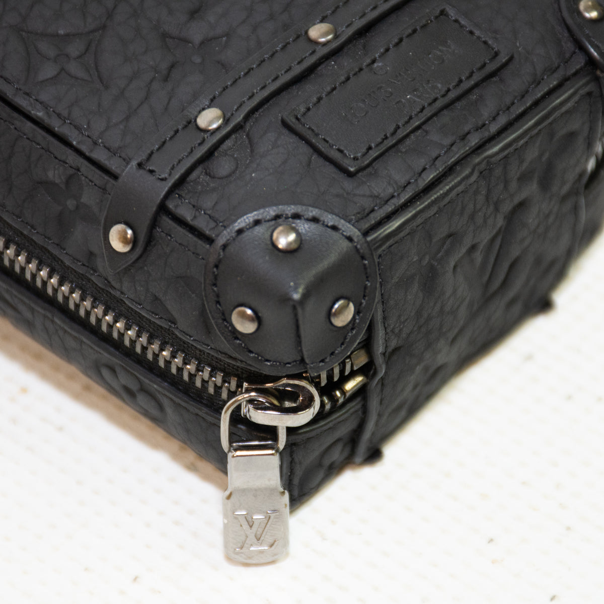 Louis Vuitton Monogram Taurillon Soft Trunk Charm Bag - M00850