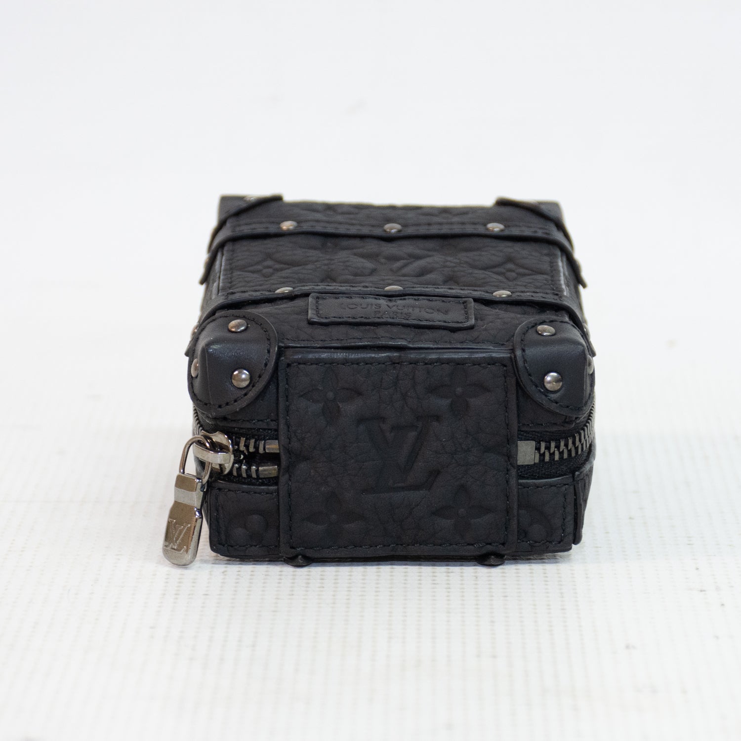 Louis Vuitton Monogram Taurillon Soft Trunk Charm Bag - M00850