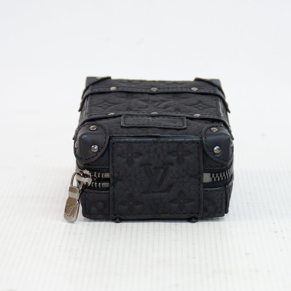 Louis Vuitton Monogram Taurillon Soft Trunk Charm Bag - M00850