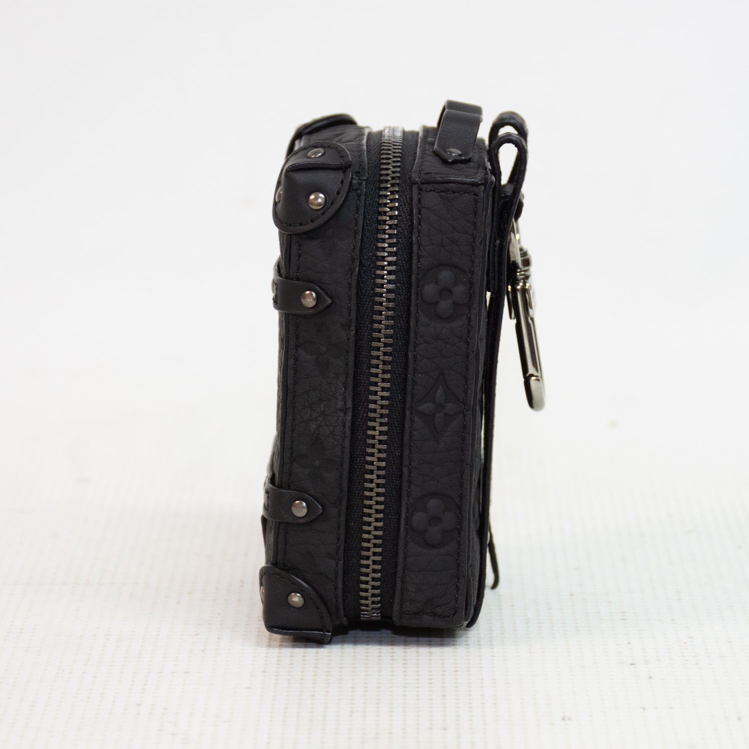 Louis Vuitton Monogram Taurillon Soft Trunk Charm Bag - M00850