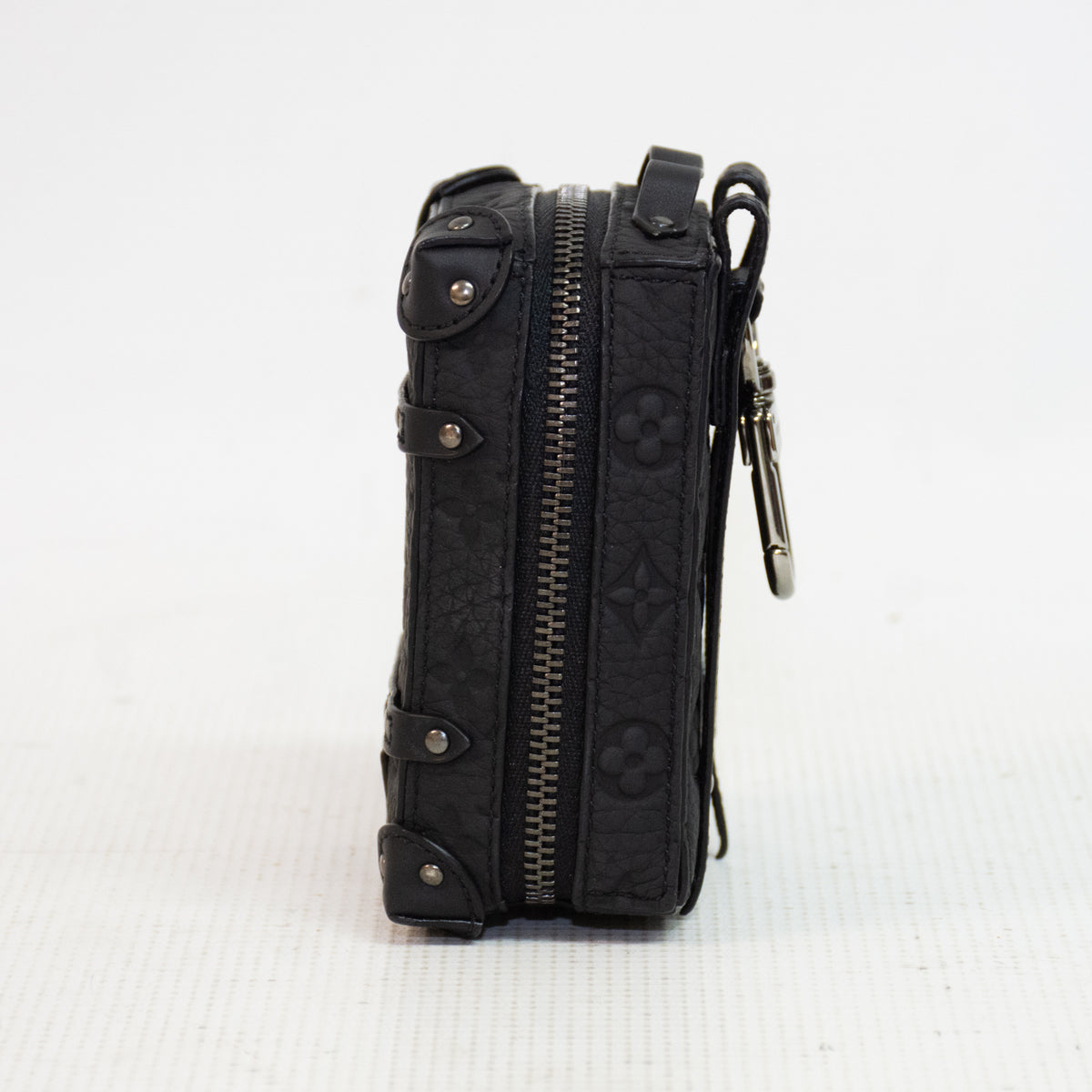 Louis Vuitton Monogram Taurillon Soft Trunk Charm Bag - M00850