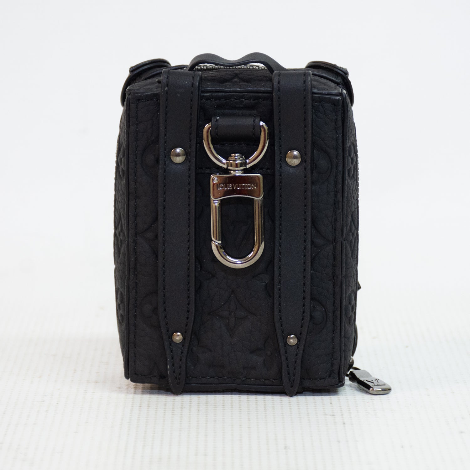 Louis Vuitton Monogram Taurillon Soft Trunk Charm Bag - M00850