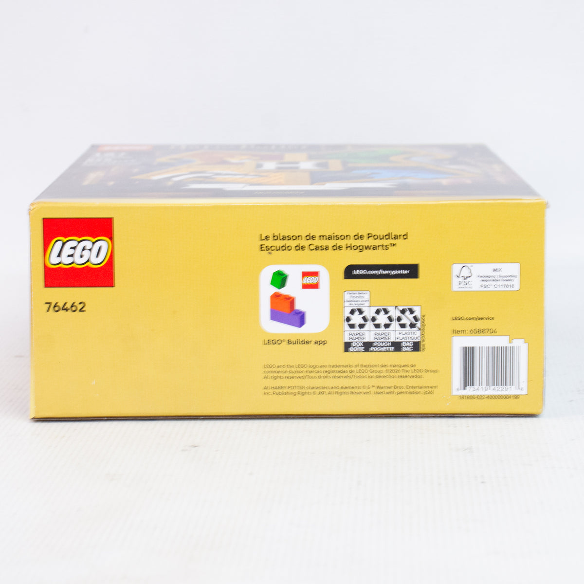 Lego Harry Potter Hogwarts House Crest Set - 76462
