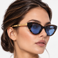 Gucci GG0978S Black Cat Eye Sunglasses