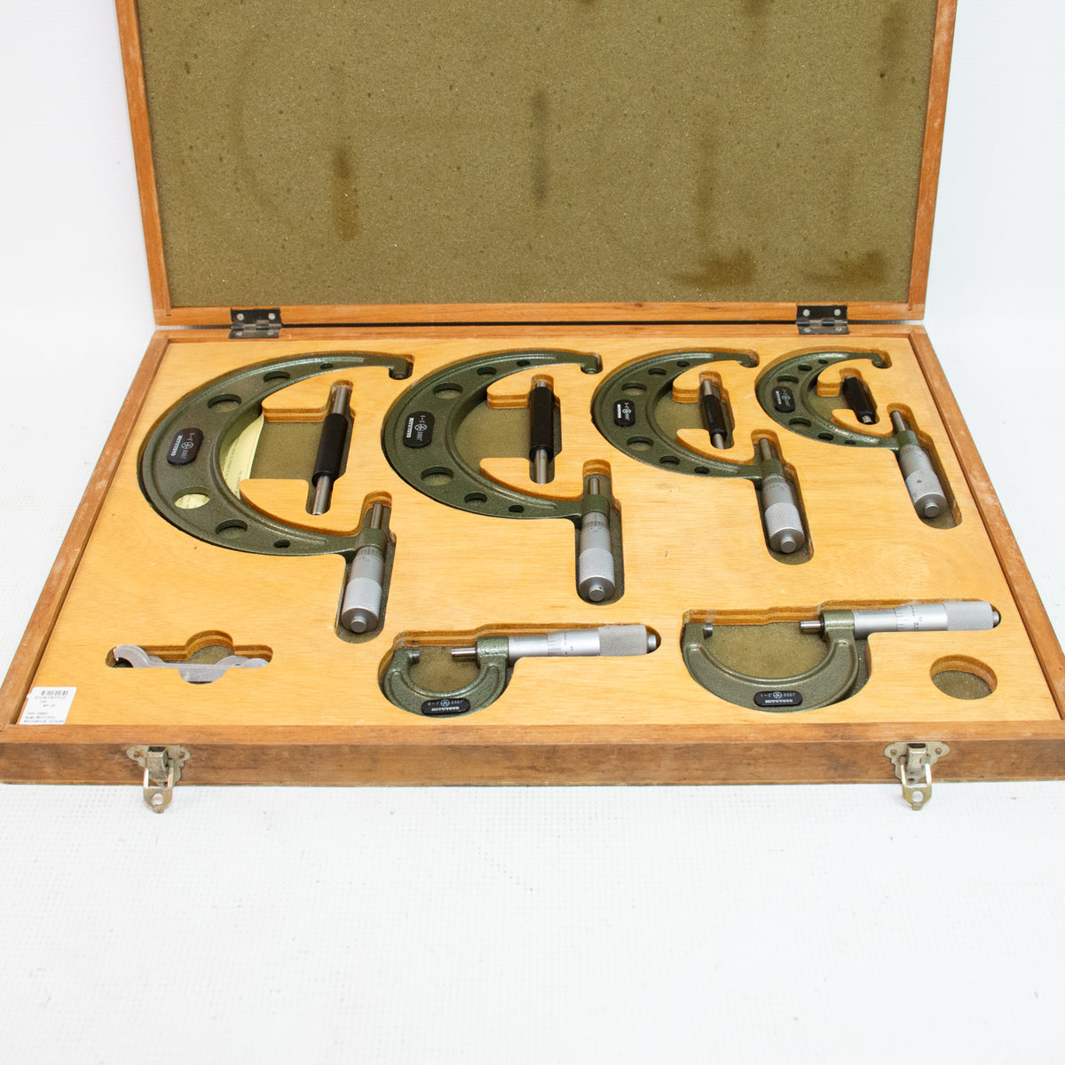 Mitutoyo 6pcs Mechanical Outside Micrometer - 103-113