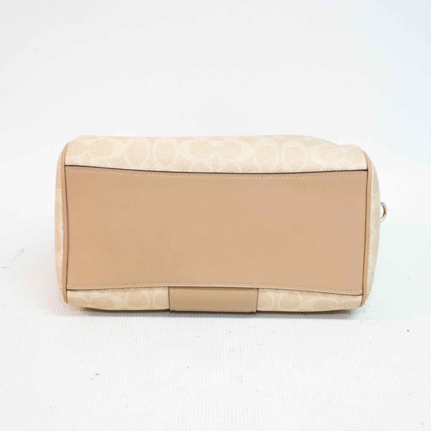 Coach CW376 Rowan Signature Canvas Beige Satchel Bag